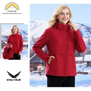 کاپشن دوپوش مردانه Snow Hawk مدل SN-6899