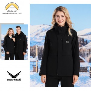 کاپشن دوپوش مردانه Snow Hawk مدل SN-6899