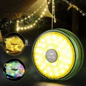 چراغ چادر ریسه ای شارژی مدل 1-8208