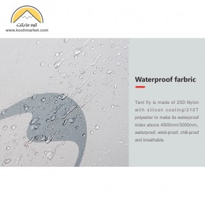 چادر 3 نفره نیچرهایک مدل Naturehike NH18T030-T Upgrade (به همراه زیرانداز)