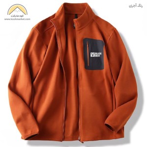 کاپشن پلار تمام زیپ بلک دیر