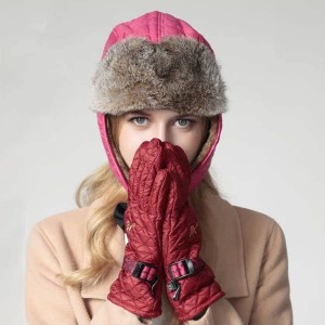 کلاه زمستانی زنانه خزدار EX2 مدل 352390