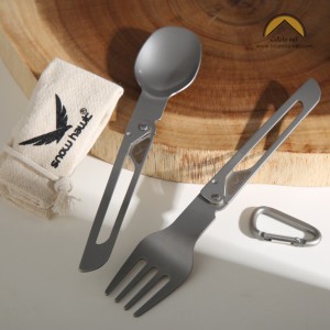 ست قاشق و چنگال تاشو