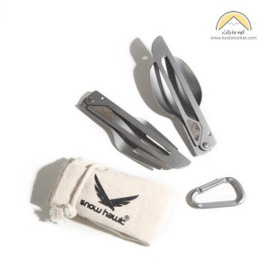 چنگال قاشق تاشو