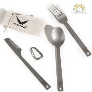 ست قاشق و چنگال تاشو اسنوهاوک مدل SNOW HAWK SN-C6133