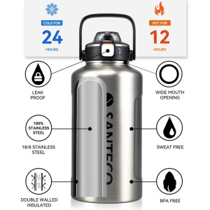 فلاسک 1.9 لیتری سانتکو مدل SANTECO ERIE 1.9L (به همراه کاور مخصوص حمل)