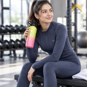 بطری ورزشی 1.1 لیتری سانتکو مدل SANTECO SOLUND 1.1L (به همراه دو عدد درب)