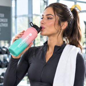 بطری ورزشی 1.1 لیتری سانتکو مدل SANTECO SOLUND 1.1L (به همراه دو عدد درب)