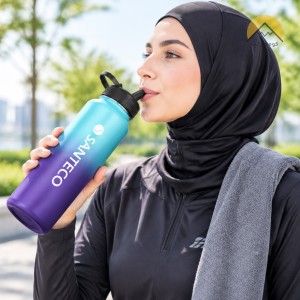 بطری ورزشی 1.1 لیتری سانتکو مدل SANTECO SOLUND 1.1L (به همراه دو عدد درب)