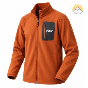 کاپشن پلار لایت تمام زیپ بلک دیر مدل Black Deer 29668