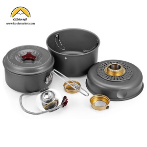 ست قابلمه و اجاق گازی و الکلی بولین مدل Bulin BL100-Q1