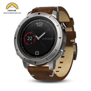 ساعت گارمین مدل فنیکس کرونوس با بند چرمی Garmin Fenix chronos