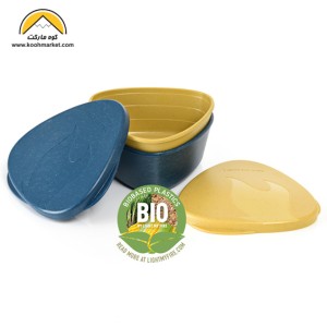 ظروف 2 عددی مثلثی شکل Light My Fire مدل SNAPBOX ORIGINAL BIO™