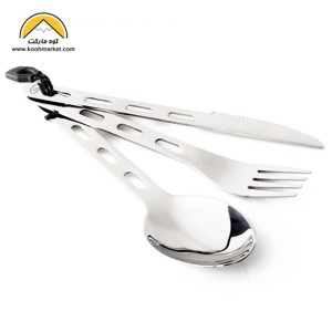 ست قاشق چنگال و کارد GSI مدل GLACIER STAINLESS 3 PC