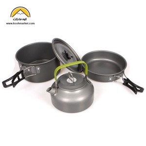 ست ظروف تفلون سه تکه کمپسور مدل DS-300