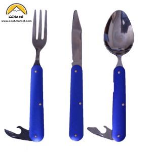 ست قاشق چنگال تاشو