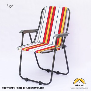 صندلی تاشو مسافرتی و کمپینگ ( دسته پلاستیکی )