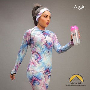 ست بلوز شلوار و هدبند ورزشی زنانه مدل 2979