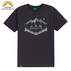 تیشرت آستین کوتاه W.U.T.S طرح Arasbaran (رنگ طوسی تیره)