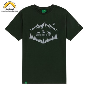 تیشرت آستین کوتاه W.U.T.S طرح Arasbaran (رنگ سبز)