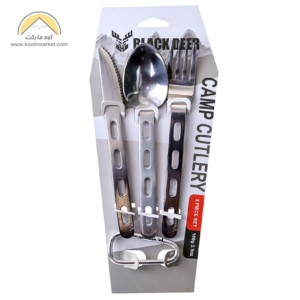 ست قاشق ، چنگال و کارد استیل Black Deer