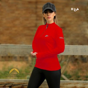 بلوز نیم زیپ زنانه مدل 2968