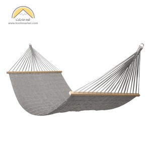 ننو دو نفره توری چوب دار