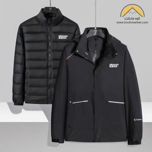 کاپشن دوپوش پر Black Deer مدل BD6966