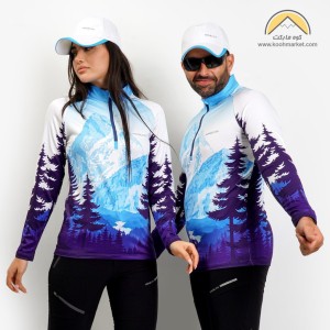 بلوز نیم زیپ هیمالیا طرح افرا کوه