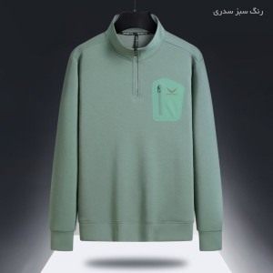 سویشرت نیم زیپ Snow Hawk مدل SN5716