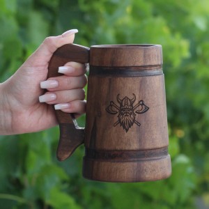 جوله ماگ چوبی وایکینگ