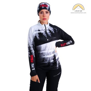 بلوز نیم زیپ مردانه زنانه هیمالیا مدل Live Free