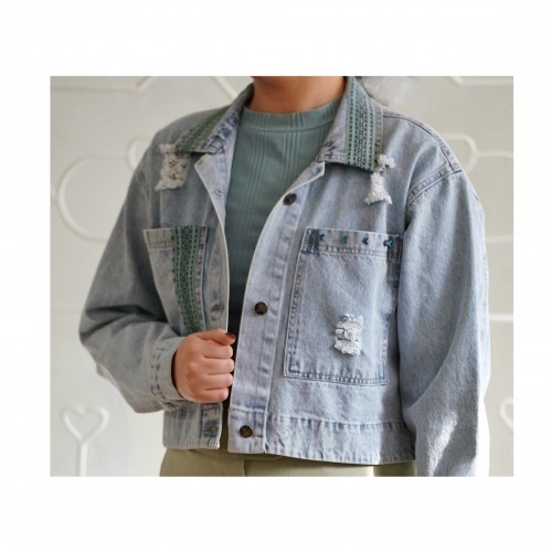 کراپ جین نیلگون