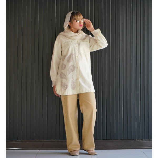 شلوار نیم بگ پری