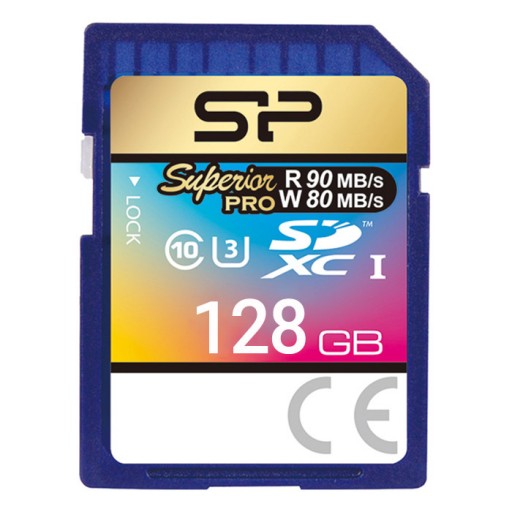 کارت حافظه سیلیکون پاور مدل SDHC Superior Pro U3 80MB/s کلاس 10 ظرفیت 128 گیگابایت