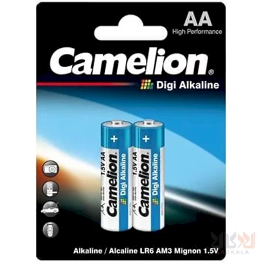 باتری قلمی Camelion مدل Digi Alkaline LR6-BP2DG بسته 2 عددی