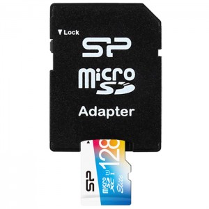 کارت حافظه سیلیکون پاور مدل Color Elite microSDHC UHS-1 کلاس 10 - ظرفیت 128 گیگابایت