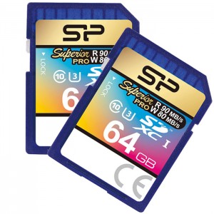 کارت حافظه سیلیکون پاور مدل SDHC Superior Pro U3 80MB/s کلاس 10 ظرفیت 64 گیگابایت
