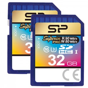 کارت حافظه سیلیکون پاور مدل SDHC Superior Pro U3 80MB/s کلاس 10 ظرفیت 32 گیگابایت