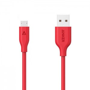 کابل تبدیل USB به microUSB انکر مدل A8132 PowerLine