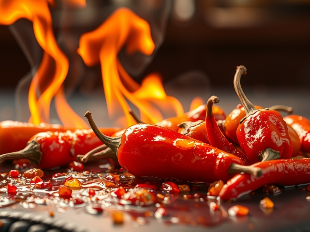 انواع چاشنیهای تند غذا