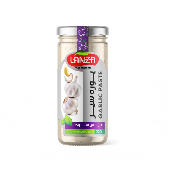 پوره سیر لانزا - شیشه 220 گرمی