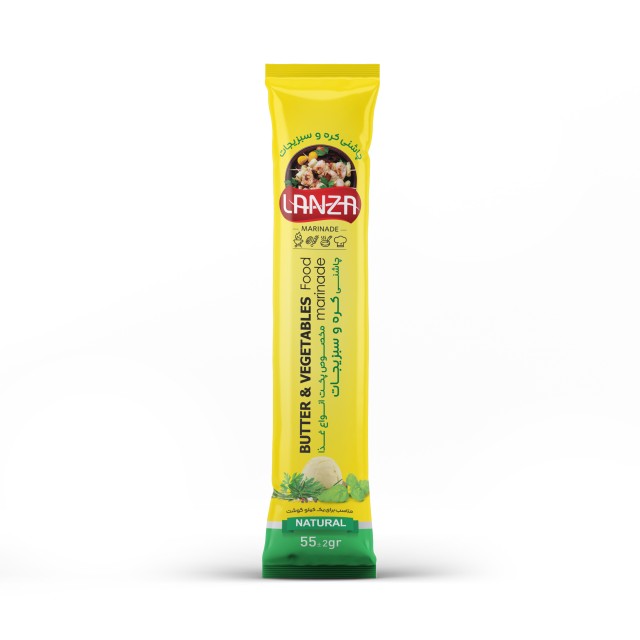 طعم دهنده ( مرینیت ) کره و سبزیجات لانزا - 10 ساشه 55 گرمی