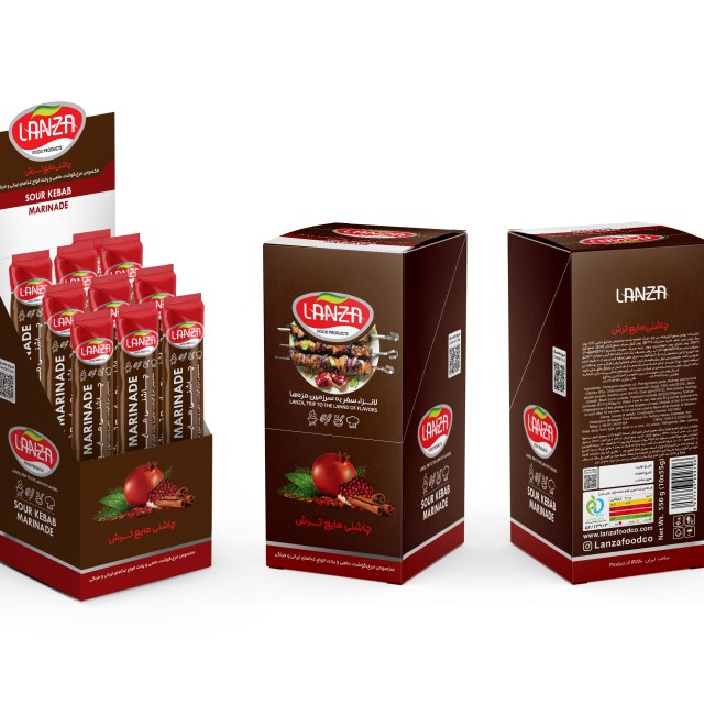 طعم دهنده ( مرینیت ) ترش لانزا - 10 ساشه 55 گرمی