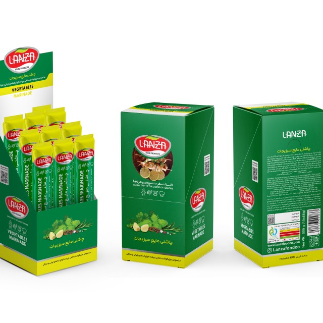 طعم دهنده ( مرینیت ) سبزیجات لانزا - 10 ساشه 55 گرمی