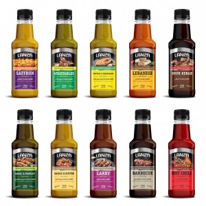 طعم دهنده ( مرینیت ) 10 طعم لانزا - بطری‌های 150 گرمی