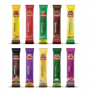 طعم دهنده ( مرینیت ) 10 طعم لانزا - 10 ساشه‌های 55 گرمی
