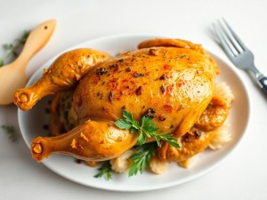 پخت مرغ شکم پر لذیذ و سریع