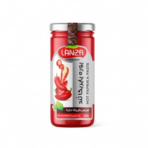 پوره پاپریکا تند- شیشه 250 گرمی
