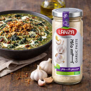 پوره سیر لانزا -   پک 6 عددی  شیشه 220 گرمی